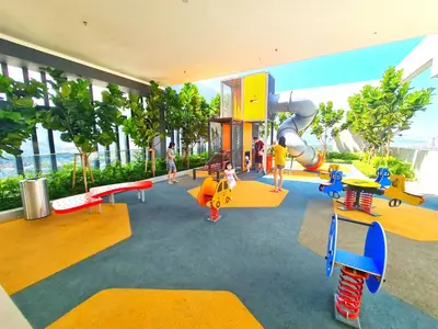 a rendering of a playground in a building at Beacon Executive Suite - Skypool Penang View in George Town