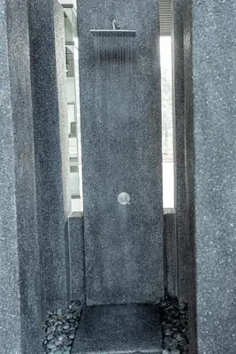 a reflection of a glass door in a building at Ipoh Tambun Lost World Sunway Onsen Mina 3R2B 8pax in Tambun