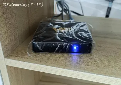 a black bag sitting on top of a table at Metropol Serviced Apartment Nice Pool View 3 BR in Bukit Mertajam