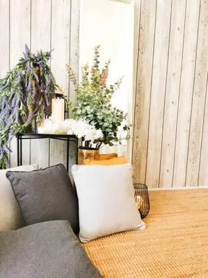 a living room with a couch and some plants at [NEW LAUNCH] SUNRISE GURNEY SEAVIEW'63 无敌日出海景63 in George Town