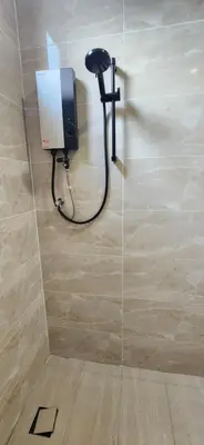 a bathroom with a soap dispenser on a wall at La Belle Maison 12 @ Gurney Kelawai/Pulau Tikus/Georgetown in George Town