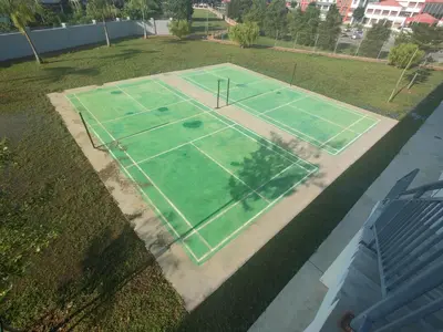 an aerial view of a tennis court at EasyStay Kampar (near UTAR) 5bedrooms 10pax Free WiFi in Kampar