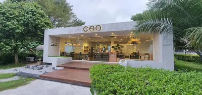 a building with the words oooco on it at MUJI X Rilakkuma Seaview 3BR Georgetown with TV Box in Jelutong