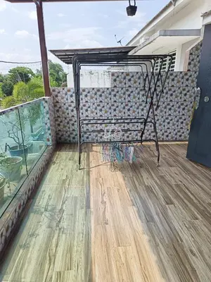 a view of the back porch of a house at perdana homestay in Ipoh