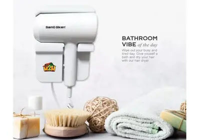 a poster of a bathroom with soap and towels at H2H - Horizon18 @ Ipoh Town Center in Ipoh