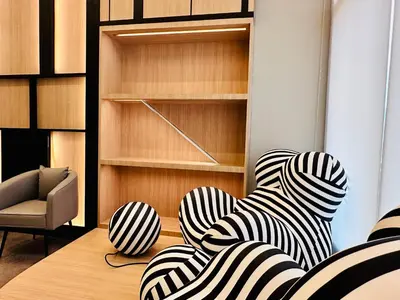 a dining room with two chairs and a table at Georgetown Classic Collection 3BR-10PAX in George Town