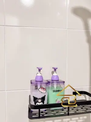 a shelf with two glass jars on it in a bathroom at ANDERSON 2 Room Suite for 6-7 pax in Ipoh