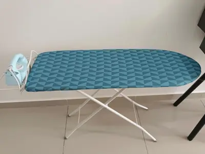 a bed with a blue mattress on a table at Happy Homestay TheVenus Sitiawan in Sitiawan
