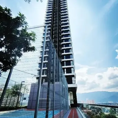 world premium apartment 3BR pool sea view netflix 14pax a27