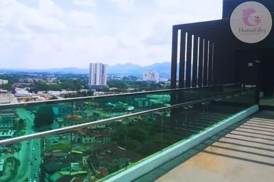 a view of a city from the top of a building at The Majestic Condo Ipoh Home Fairy 3 in Ipoh