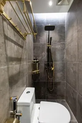 a bathroom with a shower and a toilet in it at 4Rooms Elegance Dream House - 5Mins to Icon City in Bukit Mertajam