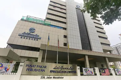 a building with a sign in front of it at Navy Studio at Tropicana 218 at Central Location & Food Hunt Friendly in George Town