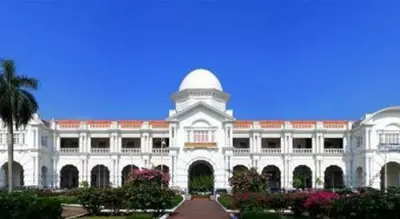 a large white building with a dome on top of it at V Plus Hotel Ipoh in Ipoh