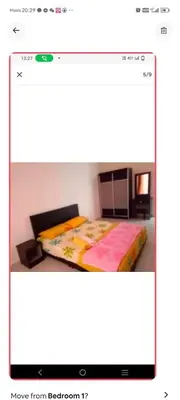 a picture of a bed in a room at Lumut Marina in Lumut