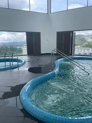 a large pool of water in a building at Ella Residence Homestay in Brinchang
