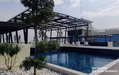 a rendering of a swimming pool at a resort at Venus Home Retreat - Pool,Gym,Playground,Rooftop Garden View in Kampong Lumut Kiri