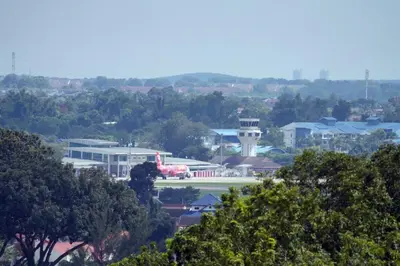 a city with an airport with a control tower at Japan Comfort Lifestyle Osaka in Ipoh
