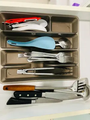 a drawer full of cooking utensils in a refrigerator at Mansion One l 7 pax 2R2B l Cityview l Gleneagles l by PerfectSweetHome in George Town