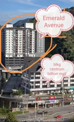 a rendering of a large building with clouds above it at Forever Green cameron in Brinchang