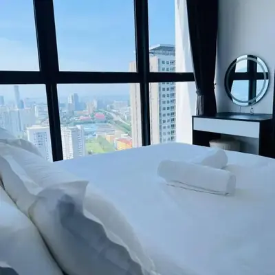 Georgetown Penang - Skyline at Urban Suites - Affordable-Luxury-Cozy Stays with Sea and City Views