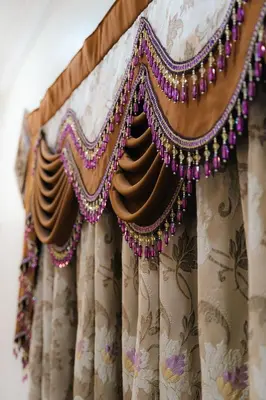 a curtain with beads on top of it at Villa Cinta Jasmeen in Kuala Kangsar