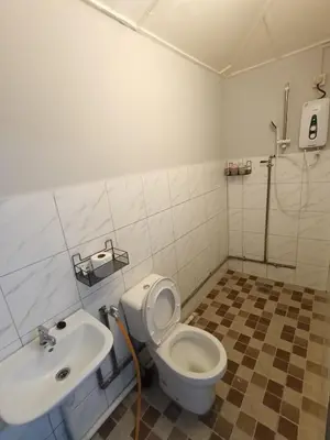 a bathroom with a toilet and a sink at 50 Canning Garden Homestay in Ipoh