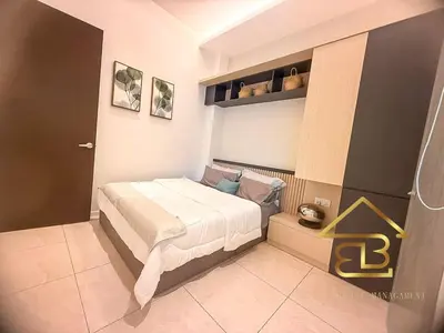 a bedroom with a bed in a room at GatherLuxe Ipoh, Landed 14Pax, KTV, Kids Room, Baby Cot in Chemor
