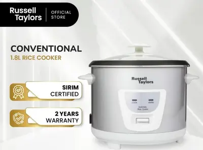 a white slow cooker on a white background at Comfy Sofy-Bunny Vintage Penthouse in Tanah Rata