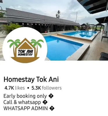 a screenshot of a txxam mansion with a picture of a swimming pool at Homestay Tok Ani by Ardzman Hospitality in Permatang Pauh