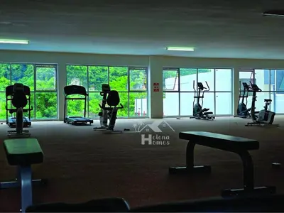 a gym with treadmills and machines in a room at b09 The Anderson Ipoh Family Stay 2BR in Ipoh