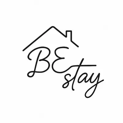 a black and white drawing of a be shy sign at Be Stay Ipoh with parking - 14pax, 5Rooms in Ipoh