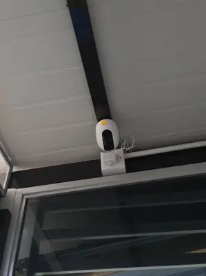a cell phone sitting on top of a ceiling at Lumut Homestay for Muslims in Lumut
