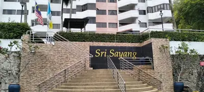 a set of stairs leading to the entrance to a building at Sri Sayang Batu Ferringhi 4 Bed in Batu Ferringhi