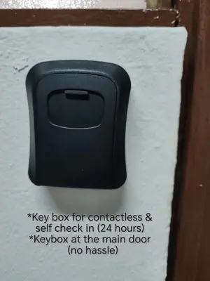 a key box for correctness and self check in hourskeybox at at Tambun - Near LWOT, PLUS Highway Access ,Sunway & Pantai Hosp in Tambun
