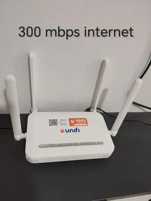 a device with a mbps internet sign on a table at Tambun - Near LWOT, PLUS Highway Access ,Sunway & Pantai Hosp in Tambun