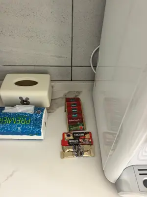 a drawer in a refrigerator with toys in it at Batu Kawan Sunset Seaview Condo near Ikea & Design Village in Batu Kawan