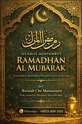 a poster for a mosque ininianalamalamalamalamamineamineamineamineamine at RIADAH DALAM IBADAH by Rumah Che Matsunami in Brinchang