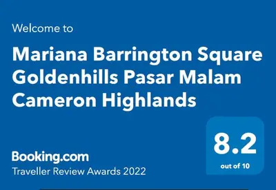 a screenshot of a cell phone with the wordsarmaarmaarma barrvention square gold at Mariana Barrington Square Goldenhills Pasar Malam Cameron Highlands in Cameron Highlands