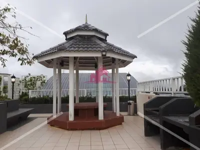 a gazebo on the roof of a building at Little Dream (Muslim) Homestay @ Cameron Highlands in Brinchang