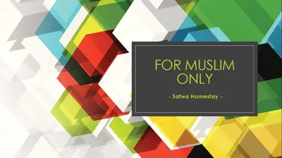 a vector illustration of a formission only sign at Safwa Homestay Bagan Serai in Bagan Serai