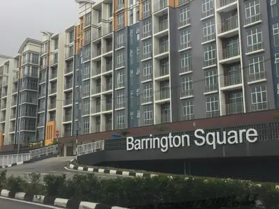 a large building with a sign in front of it at MUSLIM 2 BED ROOM APARTMENT GOLDEN HILL in Brinchang