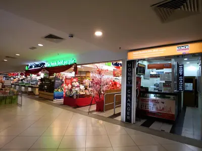 a store in a shopping mall with a grocery store at Pulau Andaman Gurney Bay View The Landmark by Comfy in George Town
