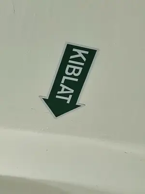 a sign on top of a ceiling with the word roar at Mcz homestay ipoh town 2room 7pax free wifi in Ipoh