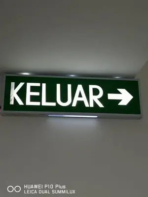 a green and white sign that says kelounge at Grand Bagan Hotel in Butterworth