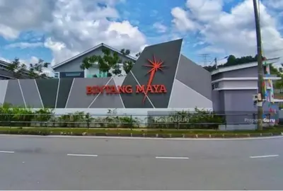 a building with a sign on the side of a road at Bintang Maya Residence cozy and comfortable stay in Sungai Petani