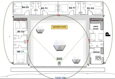 a floor plan of a building at 1108 Carebin Slim River in Slim River