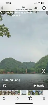 a screenshot of the guininglingling page with a view of a lake at Cyber Loft Homestay in Ipoh