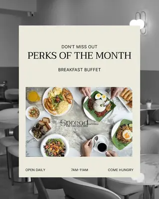 a screenshot of a website for a restaurant at Large Family Seaview Suite 3 Rooms by The Only Bnb in Tanjong Tokong