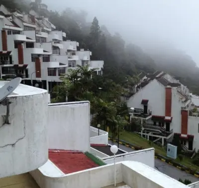 a view from the roof of a building with buildings at THE MILKY WAY @ PINE RESORT in Bukit Fraser