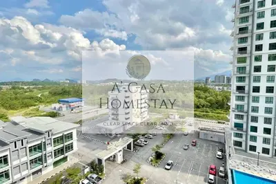 an aerial view of a casa honesky building at A' Casa Homestay Ipoh Perak in Ipoh